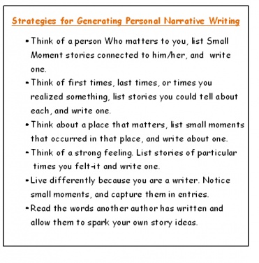 Shaping Texts from Essay and Narrative to Memoir